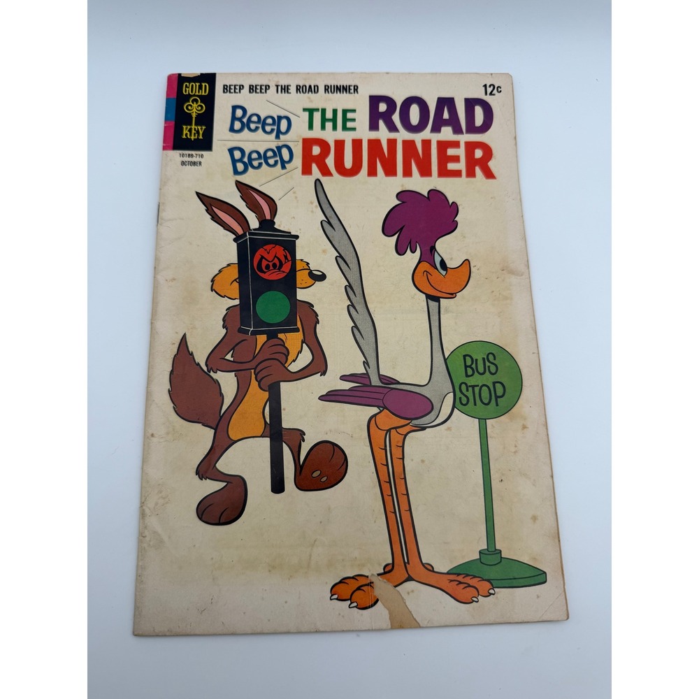 Beep Beep The Road Runner No 5 Oct 1967 Gold Key Comic Book 10189-710 Vintage